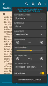 ReadEra: ebook reader pdf epub screenshot