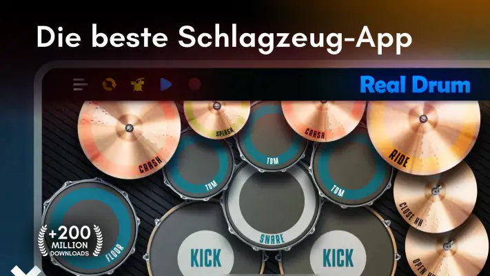 Real Drum: schlagzeug spielen screenshot 1