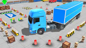 Real Semi Truck Parking Games screenshot 1