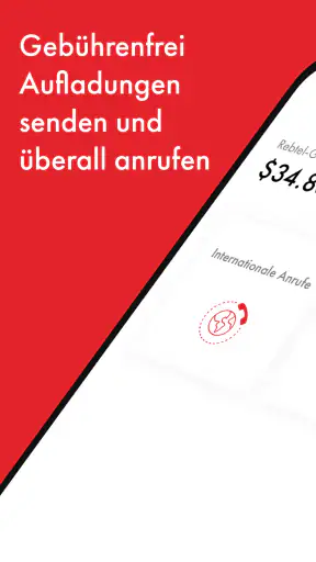 Rebtel: Aufladungen und Anrufe screenshot 1