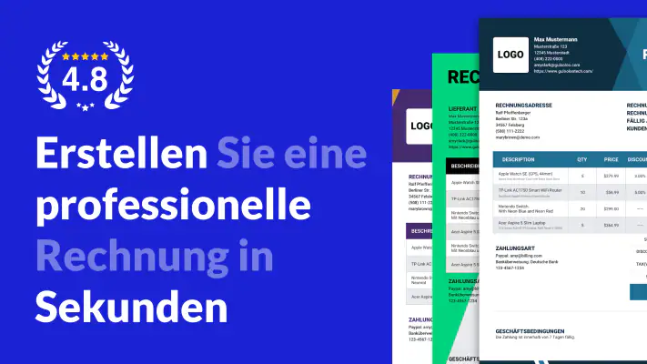 Rechnung & Invoice Maker screenshot 1