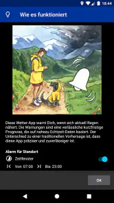 Regen-Alarm (Rain Alarm) screenshot