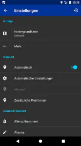 Regen-Alarm (Rain Alarm) screenshot