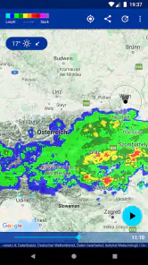 Regen-Alarm (Rain Alarm) screenshot