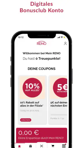 RENO-App: punkten & sparen! screenshot 1