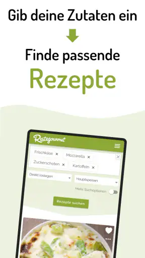Restegourmet: Rezeptsuche & KI screenshot 1