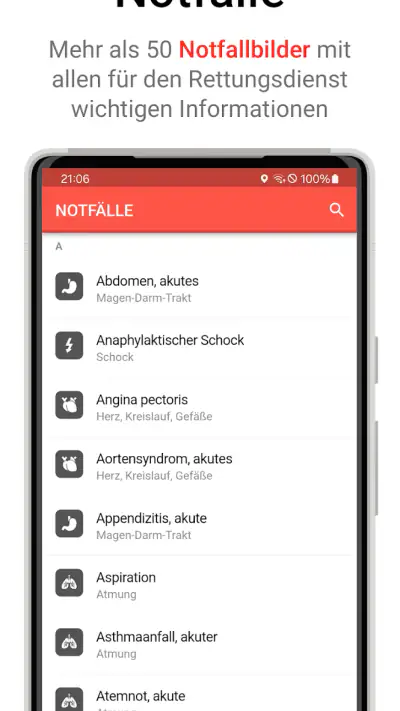 Rettungsdienst App screenshot 1