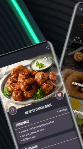 Rezepte für Heißluftfritteusen screenshot 1