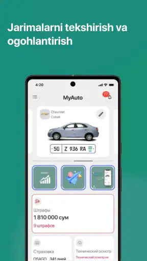 Road24 Jarimalar Tekshirish screenshot 1