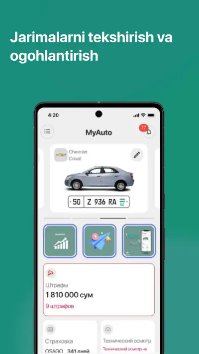 Road24 Jarimalar Tekshirish screenshot 1