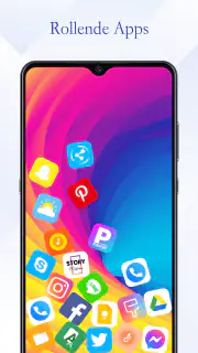Roll Icon: 3D Hintergrundbild screenshot 3