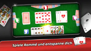Rommé - Karten spielen offline screenshot 1