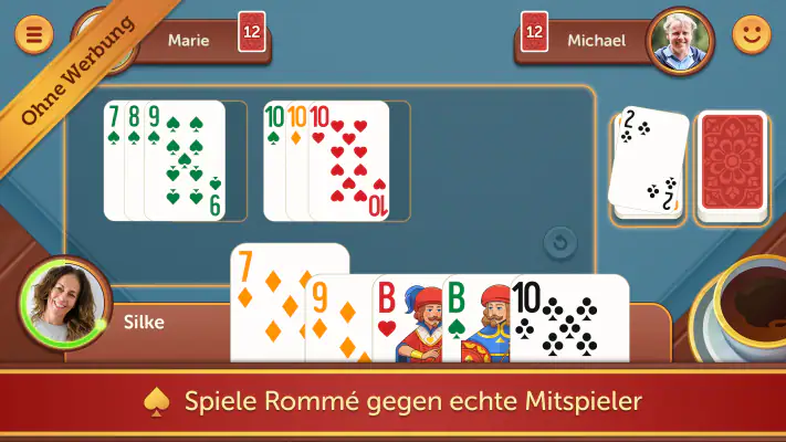 Rommé Treff - Spaß mit Karten screenshot 1