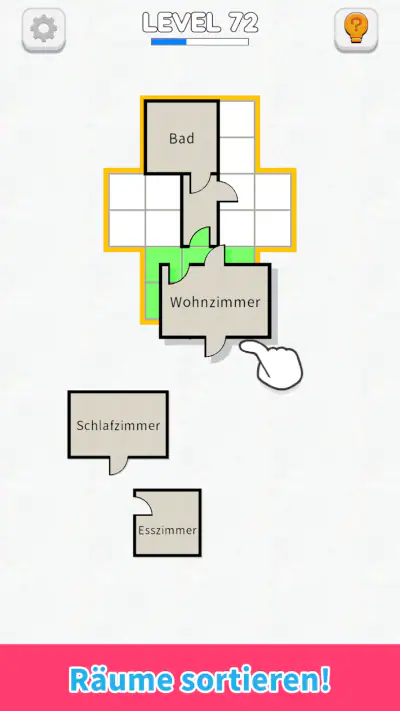 Room Sort - Floor Plan Game screenshot 1