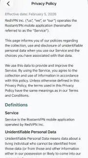 RostamVPN: فیلترشکن سریع وامن screenshot 4