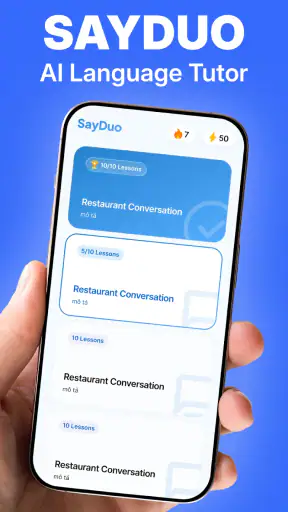 SayDuo: KI Sprachen lernen screenshot 1