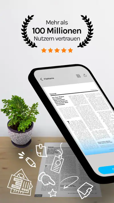 Scan zu PDF App - TapScanner screenshot 1