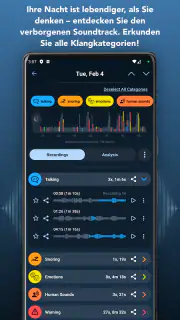 Schlaftracker -Schlaf-Rekorder screenshot 2