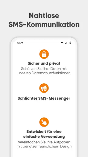 Schlichter SMS-Messenger screenshot 1