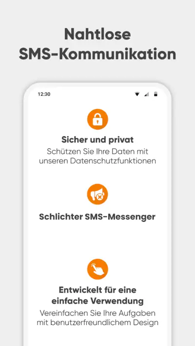 Schlichter SMS-Messenger screenshot 1