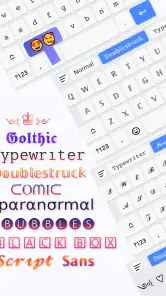 Schriftarten Aa - Tastatur Art screenshot