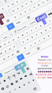 Schriftarten Aa - Tastatur Art screenshot 2
