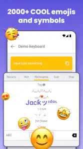 Schriftarten Tastatur & Emoji screenshot