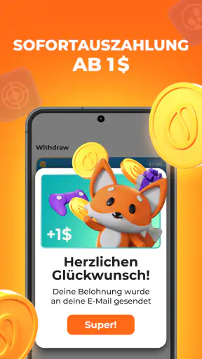 Scrambly: Spiele & Geld App screenshot 1
