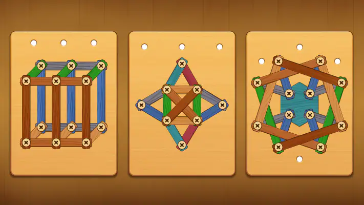 Screw Nuts - Wood Bolts screenshot 1