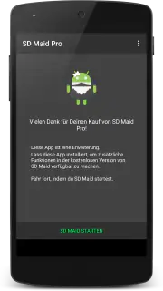 SD Maid 1 Pro: Lizenzschlüssel screenshot 1