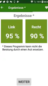 Sehtest screenshot