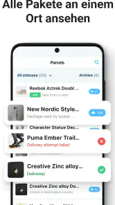 Sendungsverfolgung - paket app screenshot