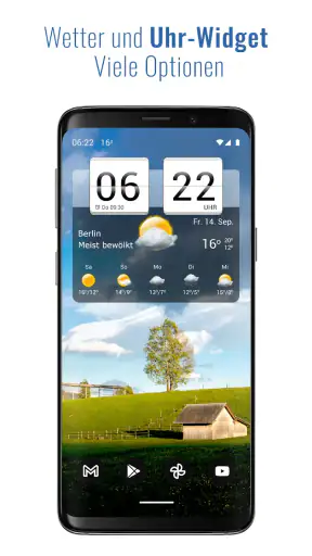 Sense Flip Clock & Weather Pro screenshot 1