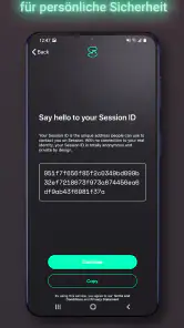 Session — Private Messenger screenshot