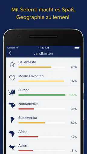 Seterra Erdkunde screenshot 1