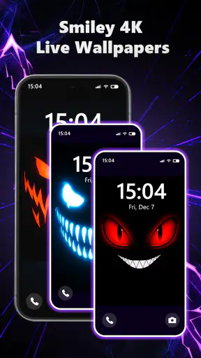 Silly Fun Smile Live Wallpaper screenshot 1