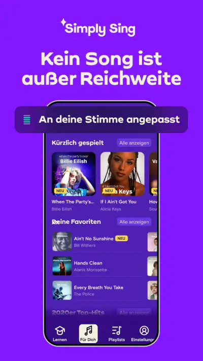 Simply Sing: My Singing App screenshot 1