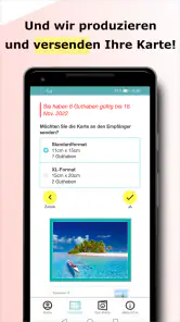 SimplyCards - Postkarten app screenshot