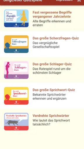 SingLiesel Quizspiele screenshot 1
