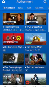 Sky Go screenshot