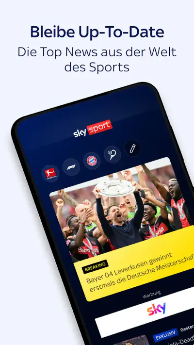 Sky Sport: Fußball News & mehr screenshot 1