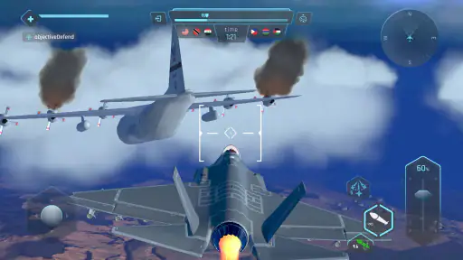 Sky Warriors: Flugzeugspiel screenshot