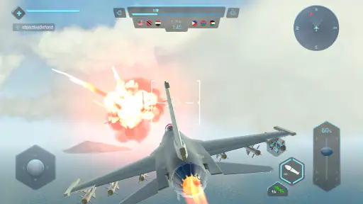 Sky Warriors: Flugzeugspiel screenshot