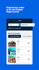 Skyscanner Flüge Hotels Autos screenshot