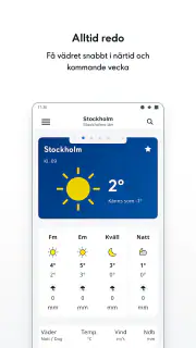 SMHI Väder screenshot 1
