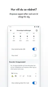 SMHI Väder screenshot