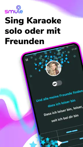 Smule: Sing & Nimm Karaoke auf screenshot 1
