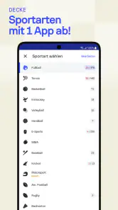Sofascore: Fussball Ergebnisse screenshot