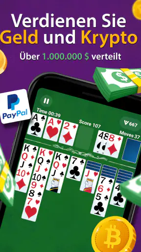 Solitaire - Geld verdienen screenshot 1