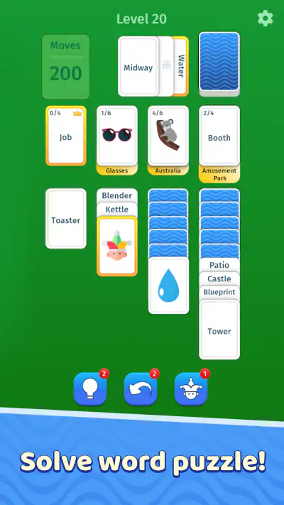 Solitaire Word Match screenshot 1